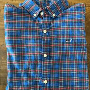 Boys Vineyard Vines Flannel - Size L